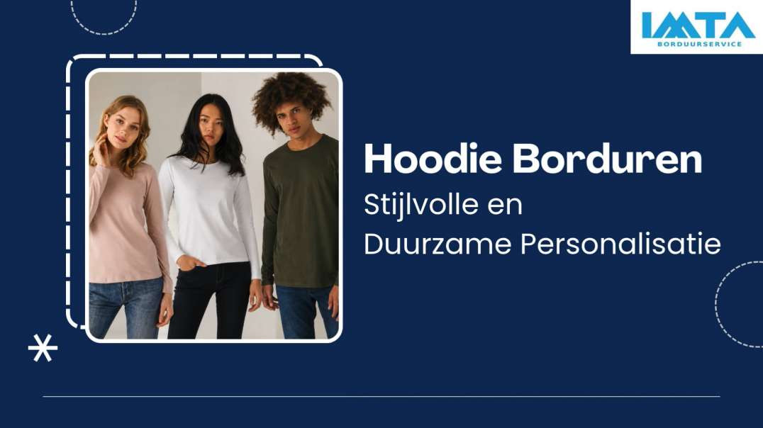 Hoodie Borduren Stijlvolle en Duurzame Personalisatie