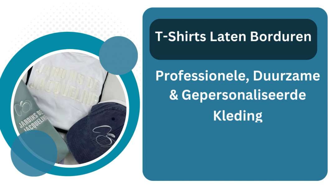 T-Shirts Laten Borduren Professionele, Duurzame &amp;amp; Gepersonaliseerde Kleding